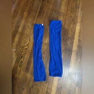 Rubia Wear Full Length Blue Leg warmers - Size Medium